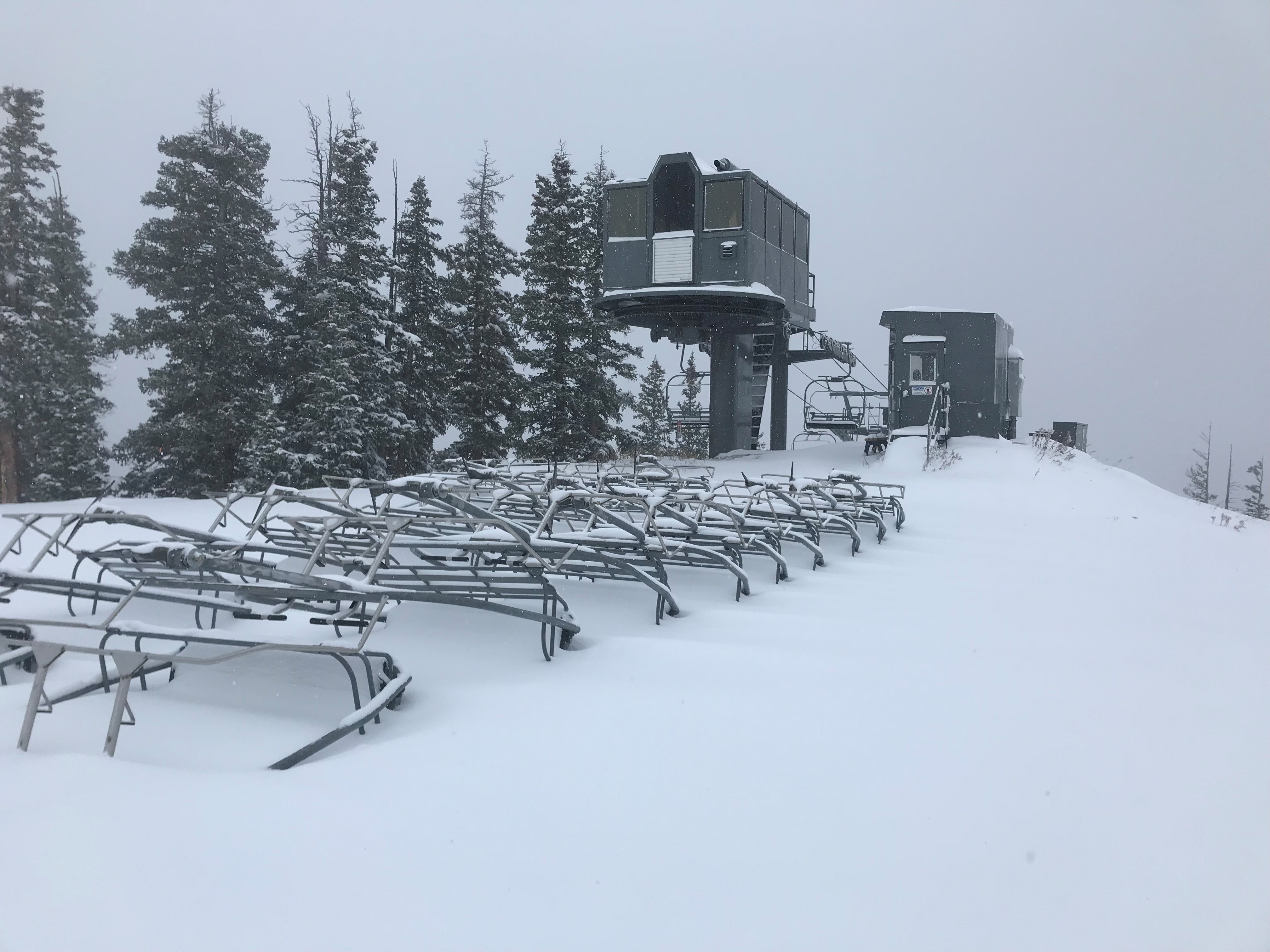 Telluride early snow 2018 - top of 6